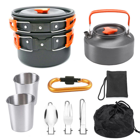 Ultimate Outdoor Portable Cookware Mess Kit for Survival and Adventure