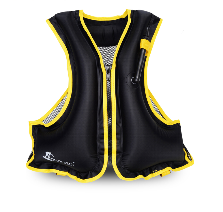 Stay Afloat with our Lightweight Inflatable Life Jacket for Adults up to 440lbs - Perfect for Water Sports and Emergencies