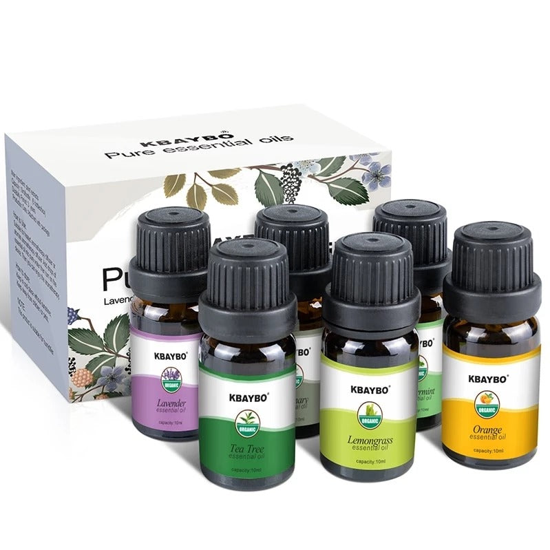 Essential Oils 6 Units Kit: A Comprehensive Set for Natural Health and Well-being
