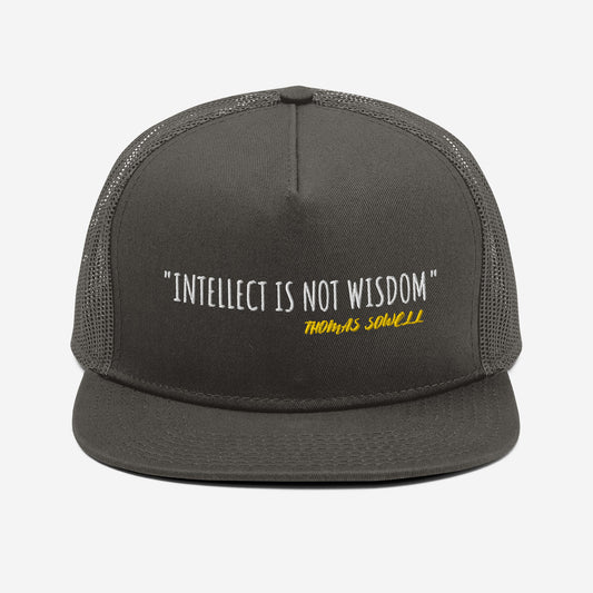 Intellect is Not Wisdom Unisex Baseball Cap - The Brilliant Mind of Thomas Sowell
