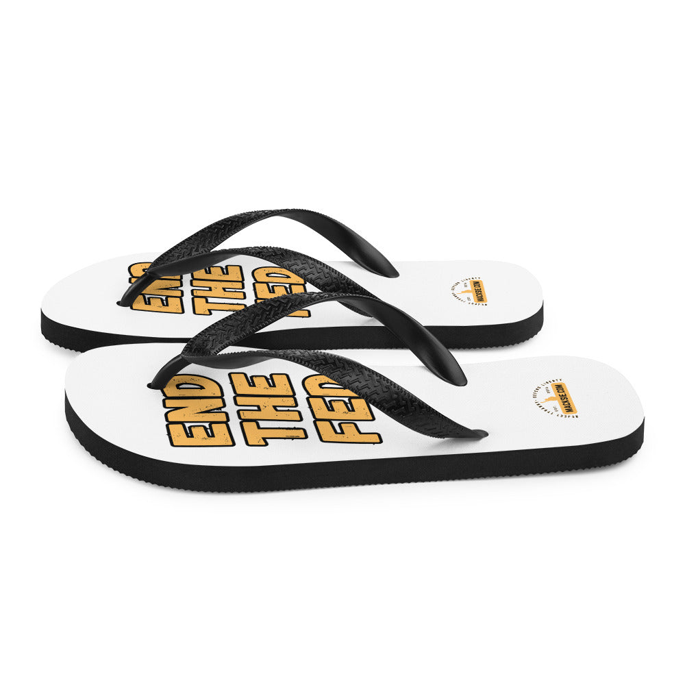 End the Fed Flip Flops - Comfortable, Durable, and a Statement for Economic Change